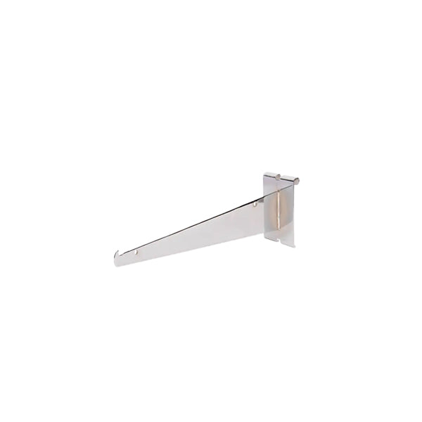 Chrome Gridwall Shelf Brackets - Available in Several Lengths