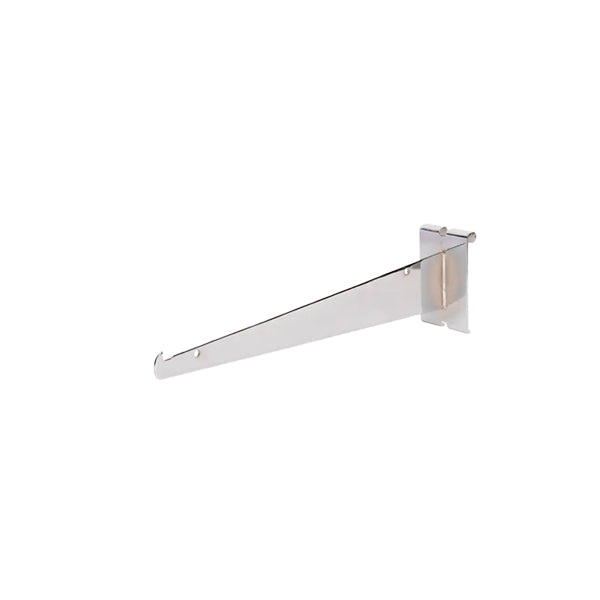 Chrome Gridwall Shelf Brackets - Available in Several Lengths