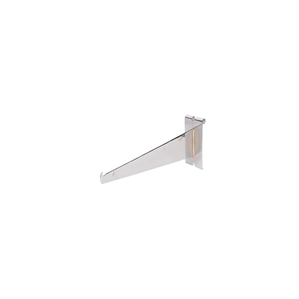 Chrome Gridwall Shelf Brackets - Available in Several Lengths