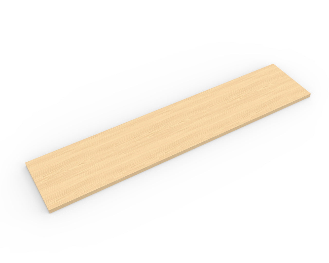 Maple Melamine Wood Shelf 10" D - Available in 24" and 48" Lengths