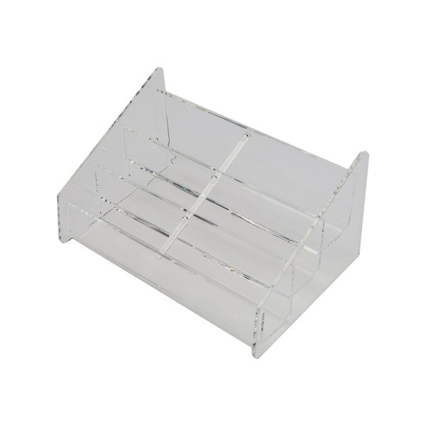 Acrylic Business Card Holder 6 Pocket Clear