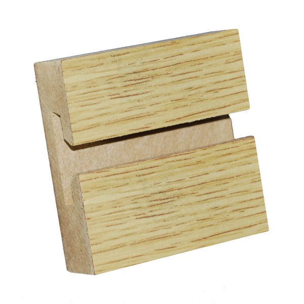 MDF Slatwall Panel 4' x 8' Oak Finish