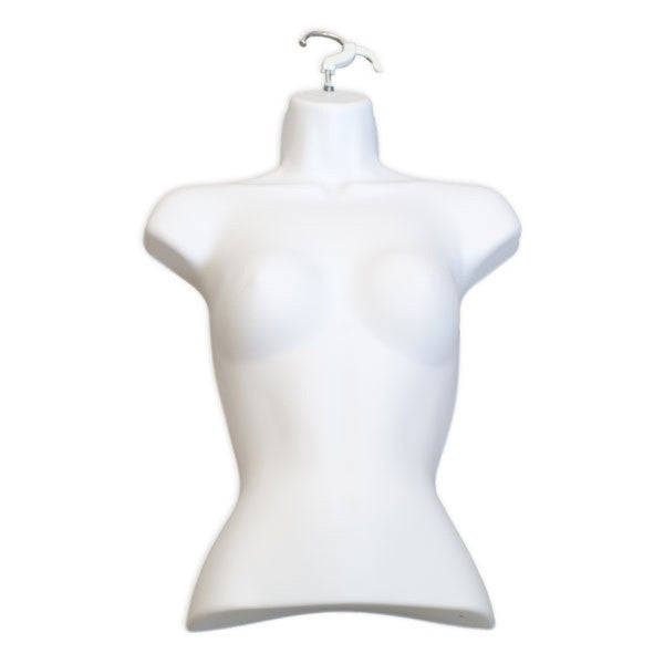 Ladies Torso Form 3/4 White