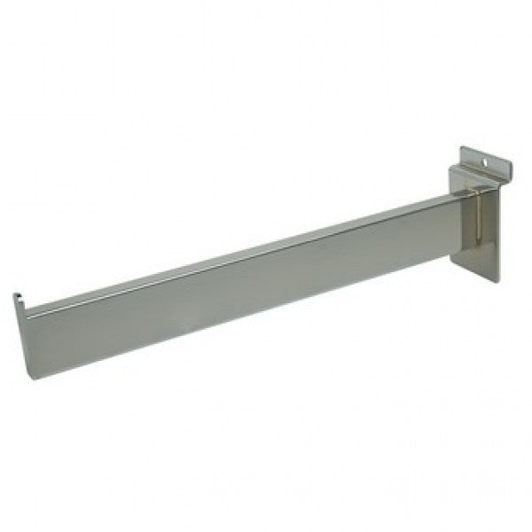 Slatwall Faceout 12" Rectangular Chrome