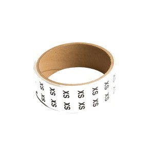 Size Labels Clear Black Print - Available in XS-XXL
