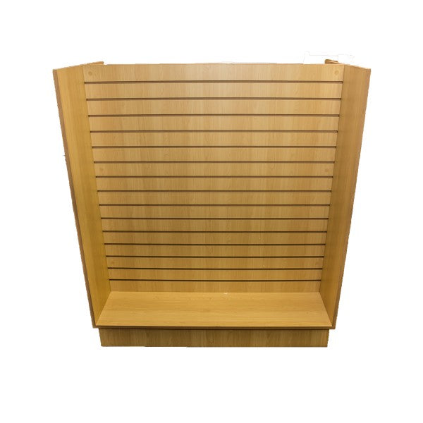 Slatwall Gondola 49" x 24" x 54" Maple