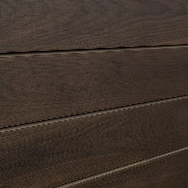 Walnut - Textured Slatwall