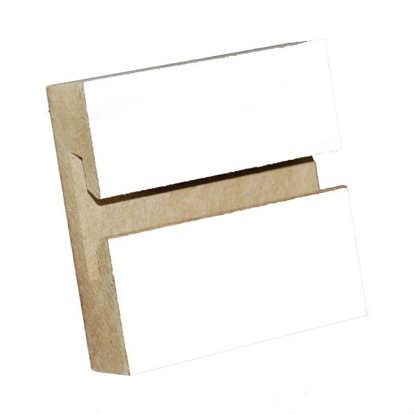 MDF Slatwall Panel 4' x 8' White Finish
