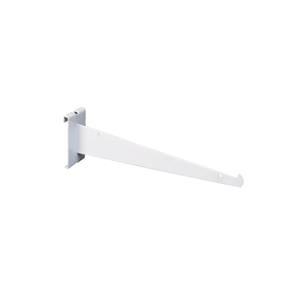 White Gridwall Shelf Brackets - Available in Several Lengths