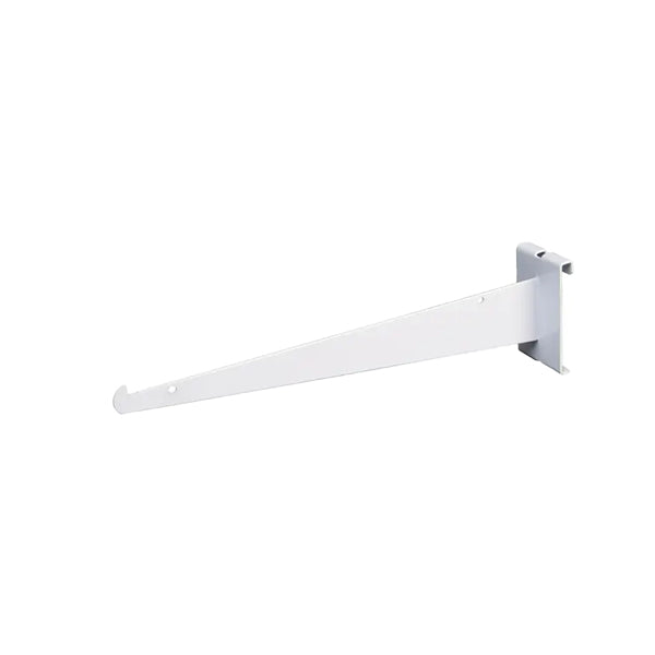 White Gridwall Shelf Brackets - Available in Several Lengths