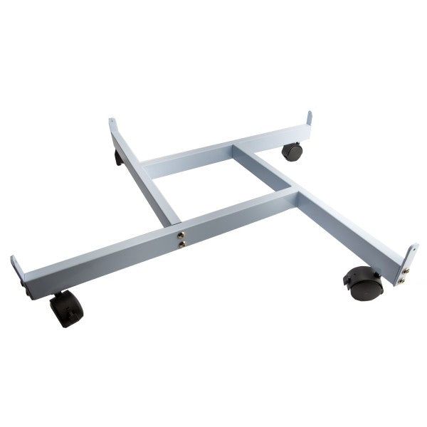 Gridwall Base 4 Way With Casters - Available in Black and White