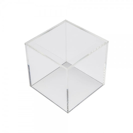 Acrylic 5 Sided Cube 4" W x 4" D x 4"H