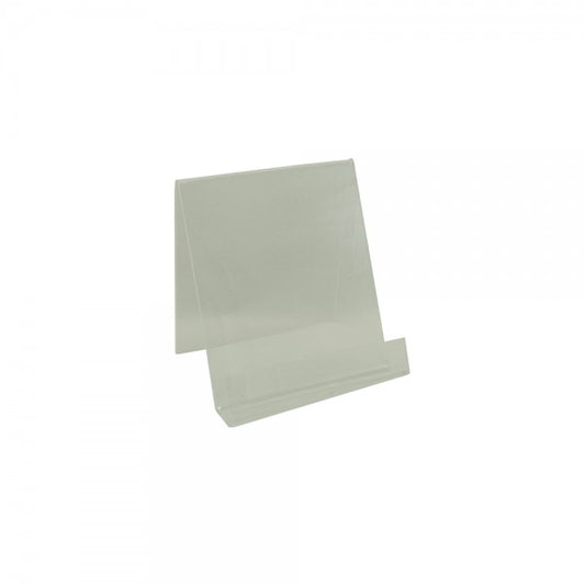 Acrylic Easel 5 1/2" W x 1" D x 6" H With Lip 6" Clear