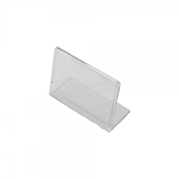 Acrylic Slantback Countertop Sign Holder 5.5" W x 3.75" H Clear