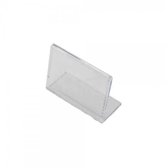Acrylic Slantback Countertop Sign Holder 5.5" W x 3.75" H Clear