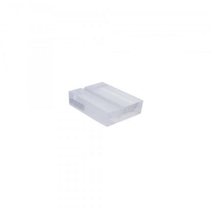 Acrylic Sign Card Holder 1 1/4" W x 1" D x 3/8" H Clear
