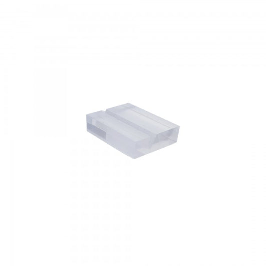 Acrylic Sign Card Holder 1 1/4" W x 1" D x 3/8" H Clear