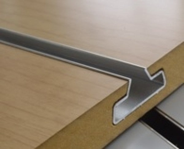 Slatwall Aluminum Metal Insert 96"