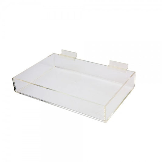 Slatwall Acrylic Tray 2" x 12" 8.5"