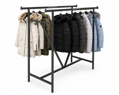 Black Tandem Rack With Brace