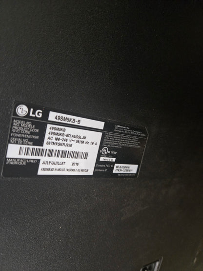 Floor Model 49" LG Digital Signage Screen