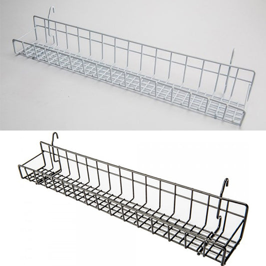 Gridwall Tray 23": Available in White and Black