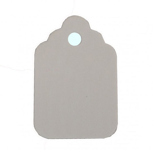 White Paper Tags (No String) Multiple Sizes