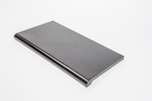 Black Shelf Duron Bullnose 13" D - Available in 24" and 48" Lengths