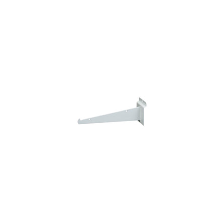 White Slatwall Shelf Brackets - Available in Several Lengths