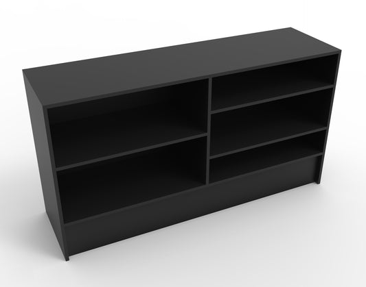 Checkout Counter 6' L x 38" H x 20" D Black