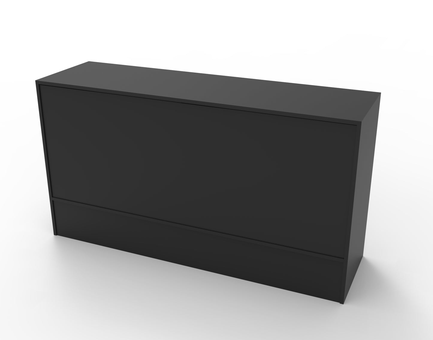 Checkout Counter 6' L x 38" H x 20" D Black