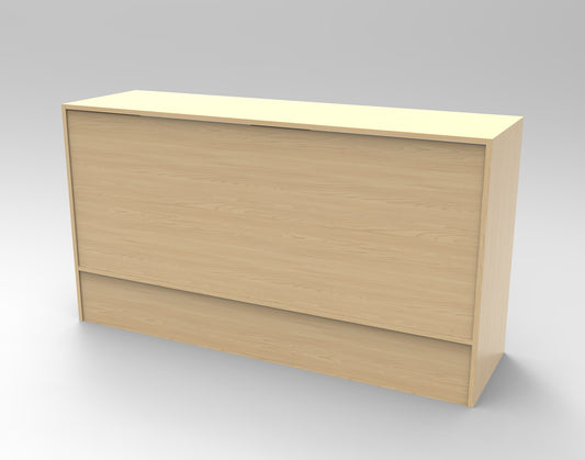 Checkout Counter 6' L x 38" H x 20" D Maple