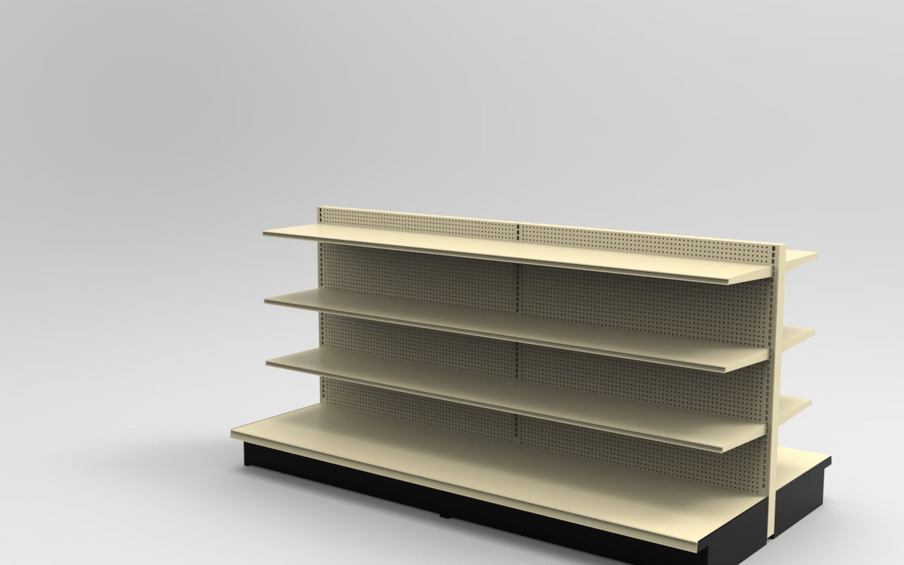 Platinum Lozier Island - 48" H x 25" D 16" Shelves