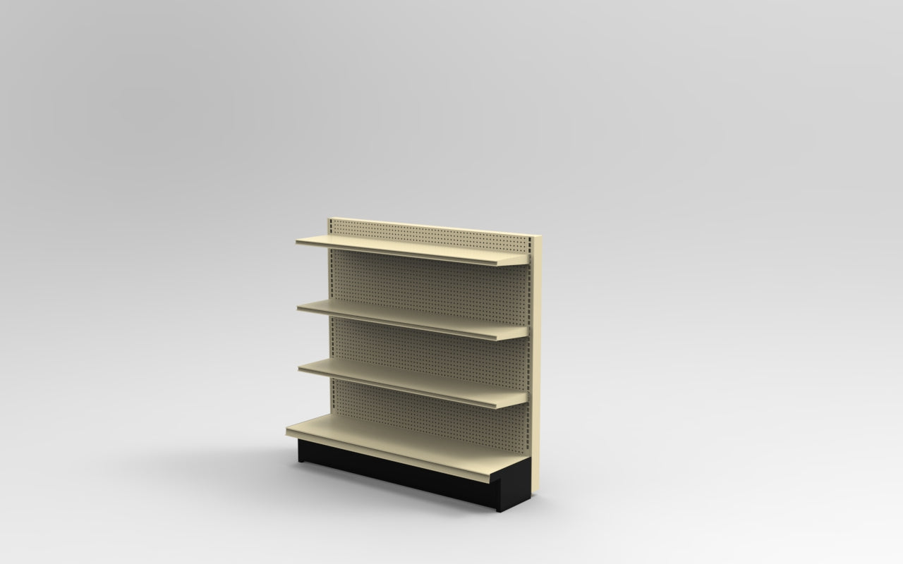 Platinum Lozier Wall - 48" H x 13" D 10" Shelves