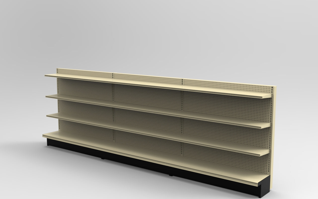 Platinum Lozier Wall - 48" H x 13" D 10" Shelves