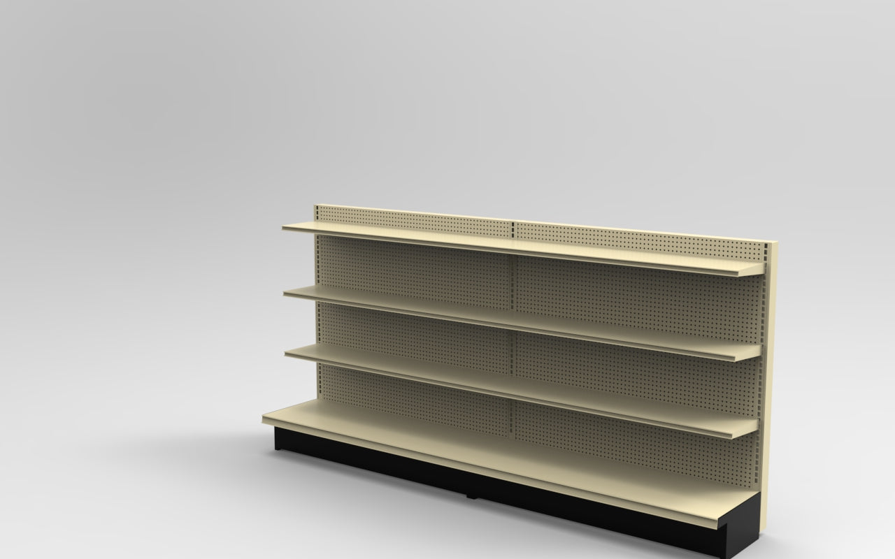 Platinum Lozier Wall - 48" H x 16" D 10" Shelves