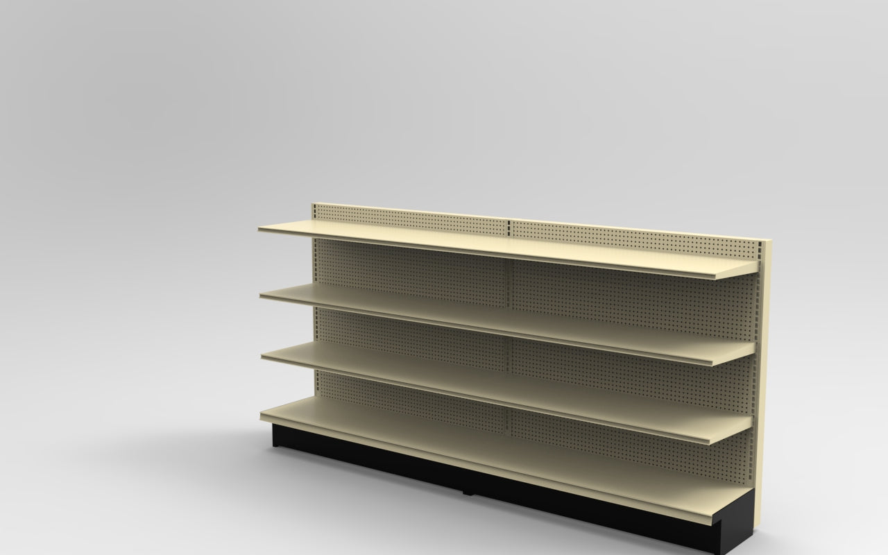 Platinum Lozier Wall - 48" H x 16" D 16" Shelves