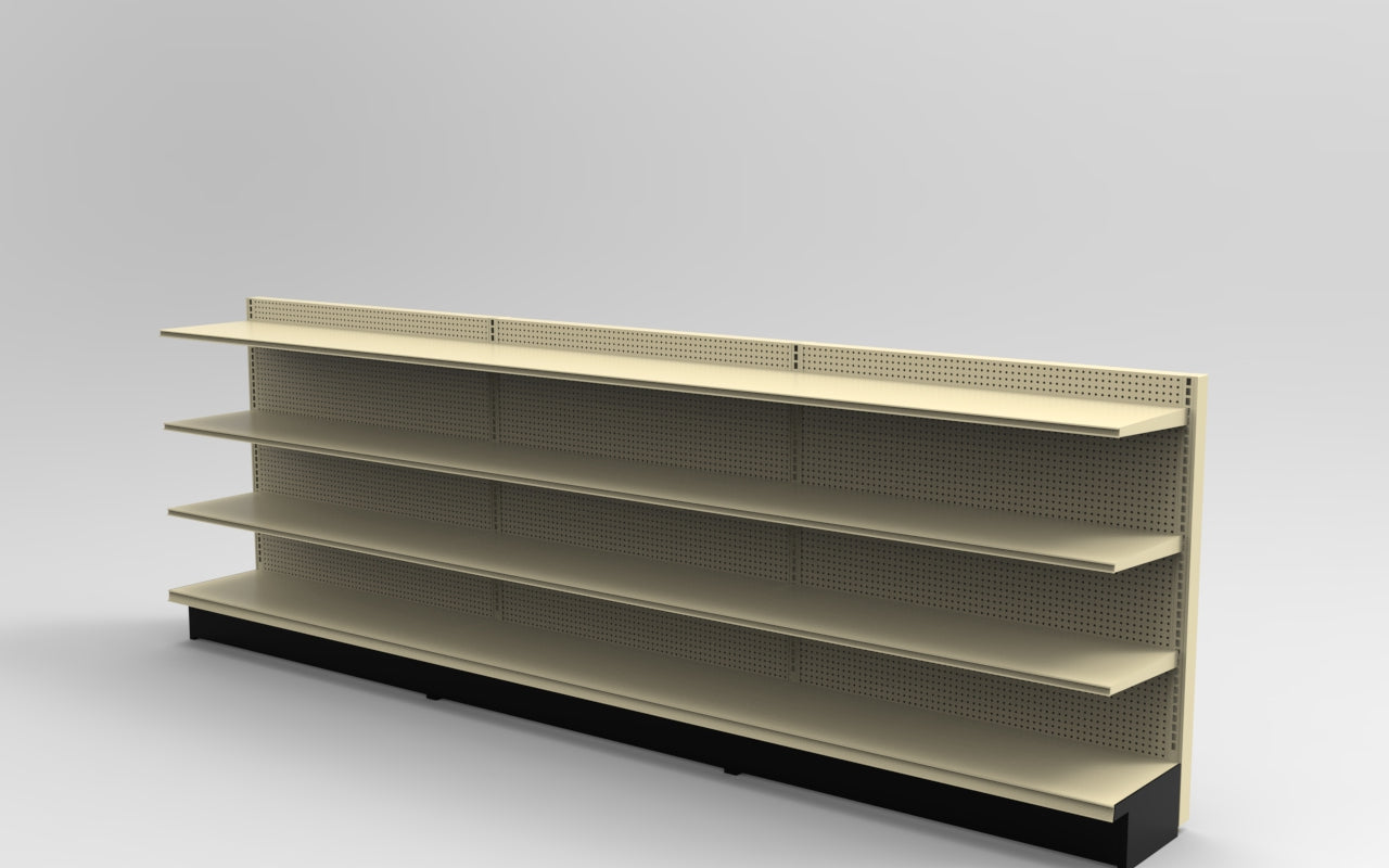 Platinum Lozier Wall - 48" H x 16" D 16" Shelves