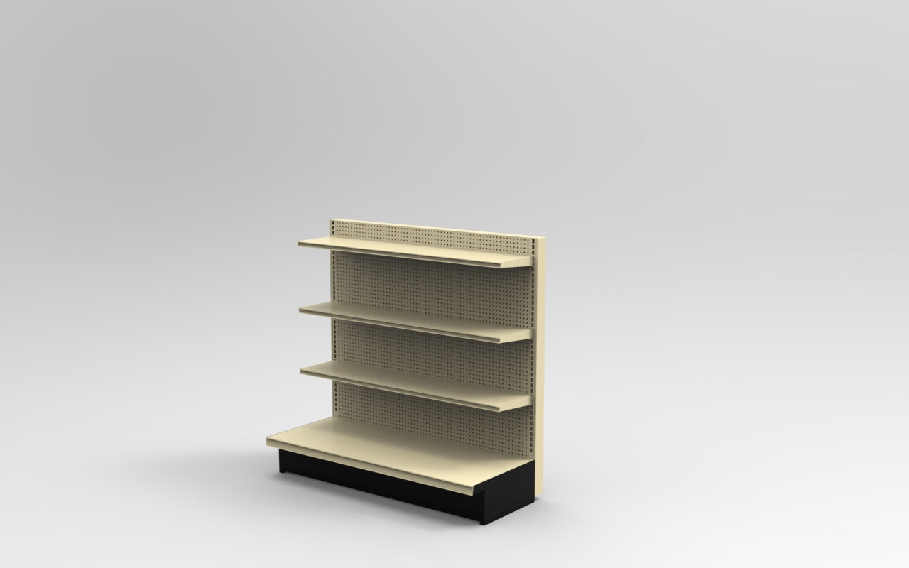 Platinum Lozier Wall - 48" H x 19" D 10" Shelves