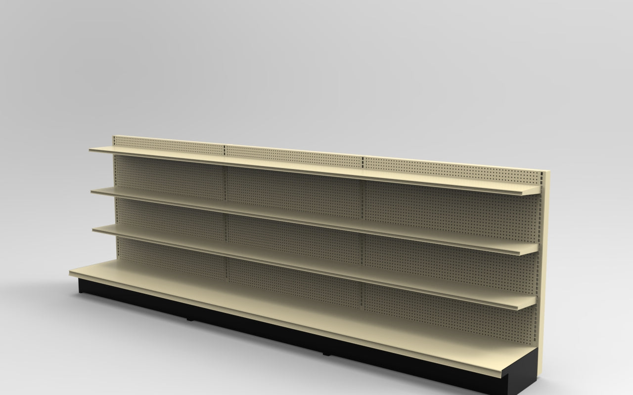 Platinum Lozier Wall - 48" H x 19" D 10" Shelves