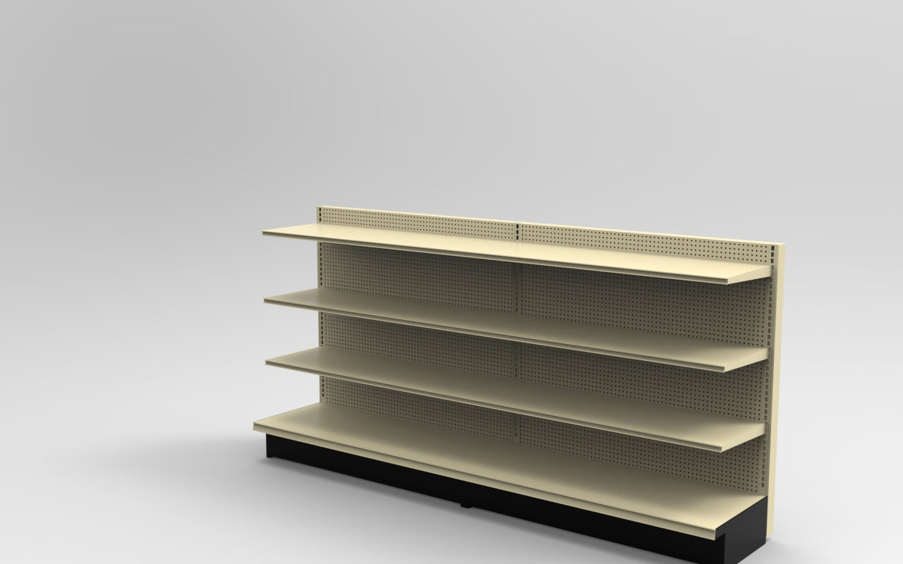 Platinum Lozier Wall - 48" H x 19" D 16" Shelves