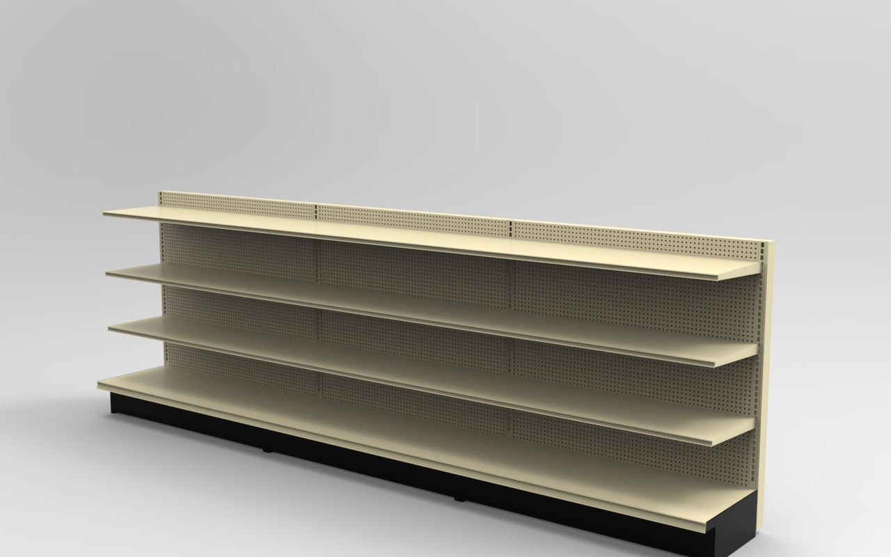 Platinum Lozier Wall - 48" H x 19" D 16" Shelves