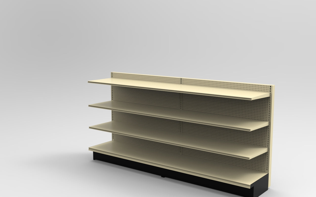 Platinum Lozier Wall - 48" H x 19" D 19" Shelves