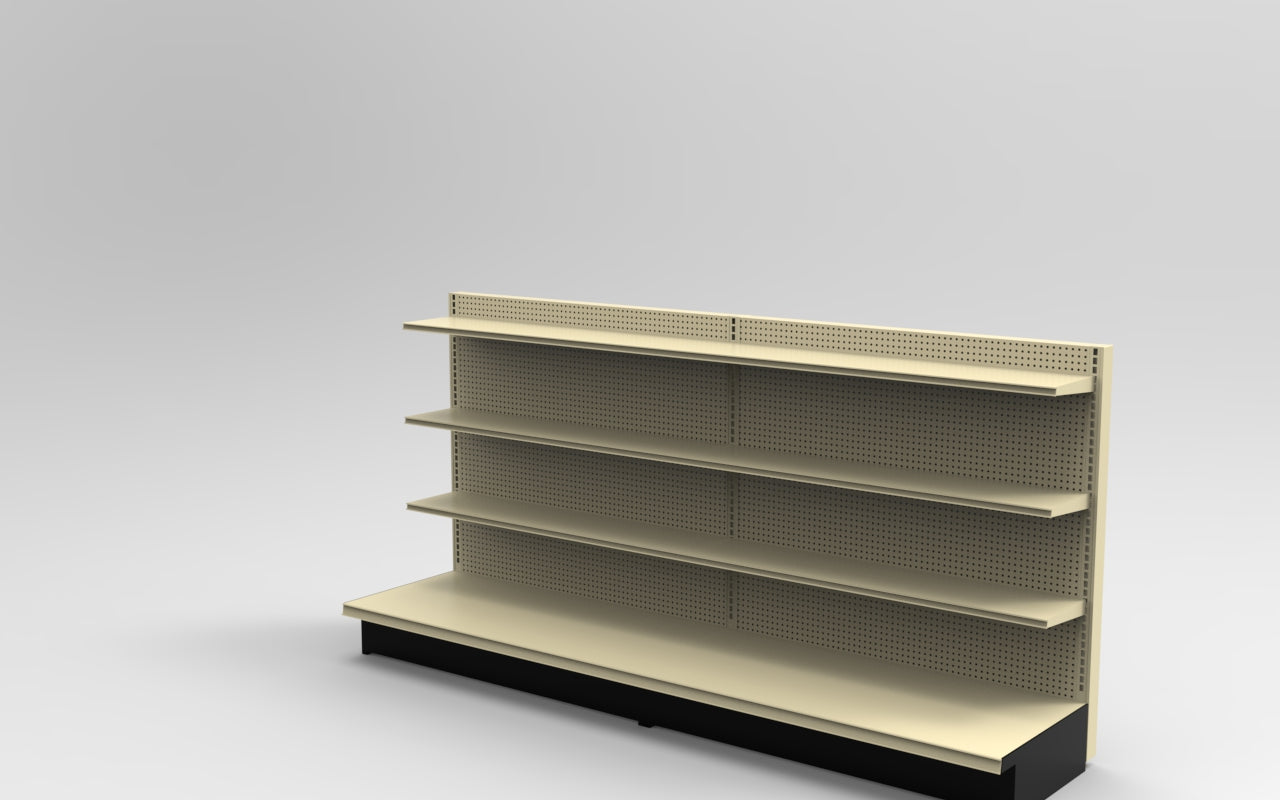 Platinum Lozier Wall - 48" H x 22" D 10" Shelves