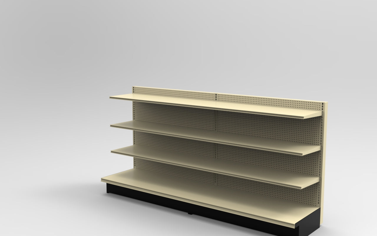 Platinum Lozier Wall - 48" H x 22" D 16" Shelves