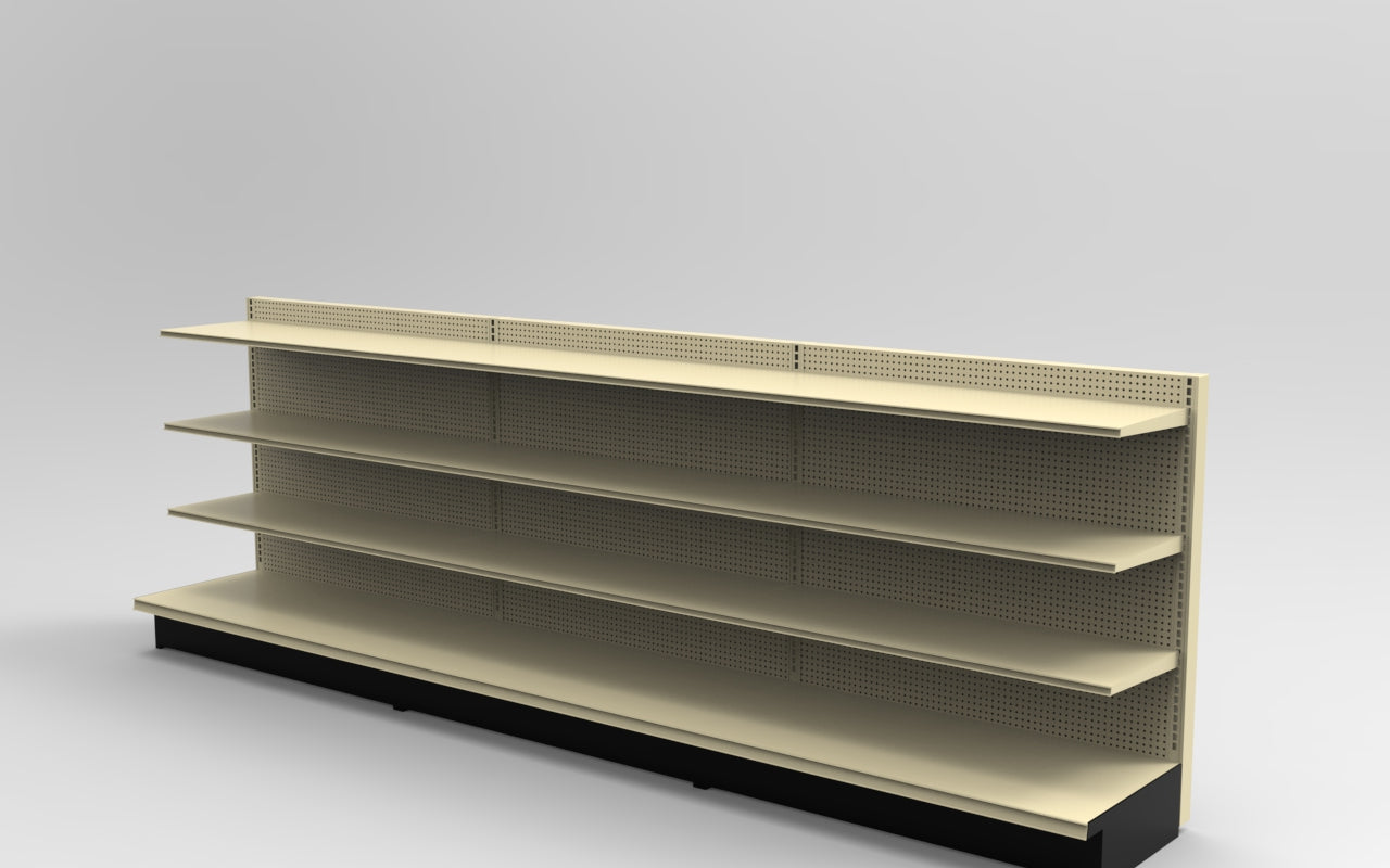 Platinum Lozier Wall - 48" H x 22" D 16" Shelves