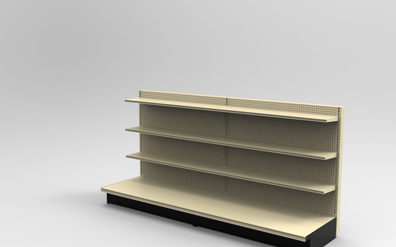 Platinum Lozier Wall - 48" H x 25" D 10" Shelves