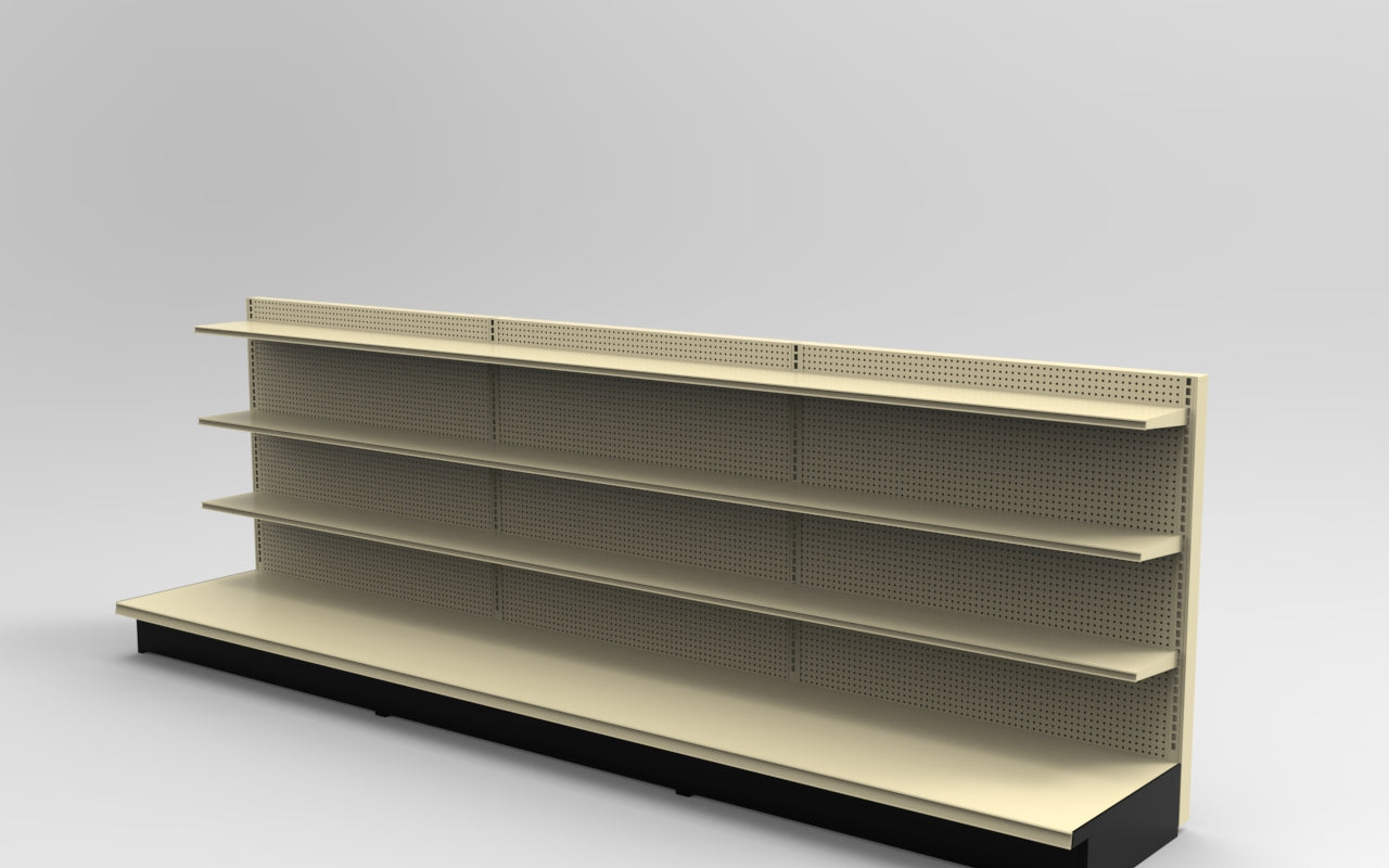 Platinum Lozier Wall - 48" H x 25" D 10" Shelves