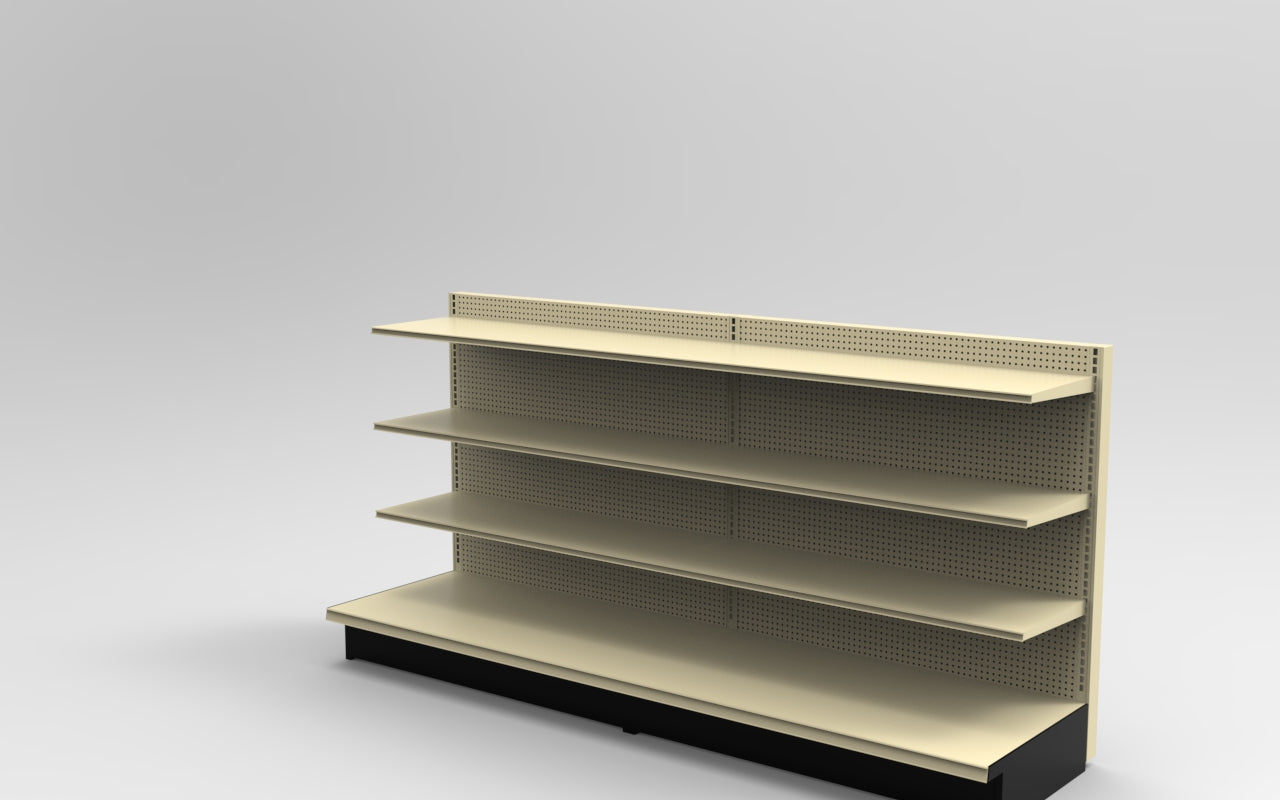 Platinum Lozier Wall - 48" H x 25" D 16" Shelves