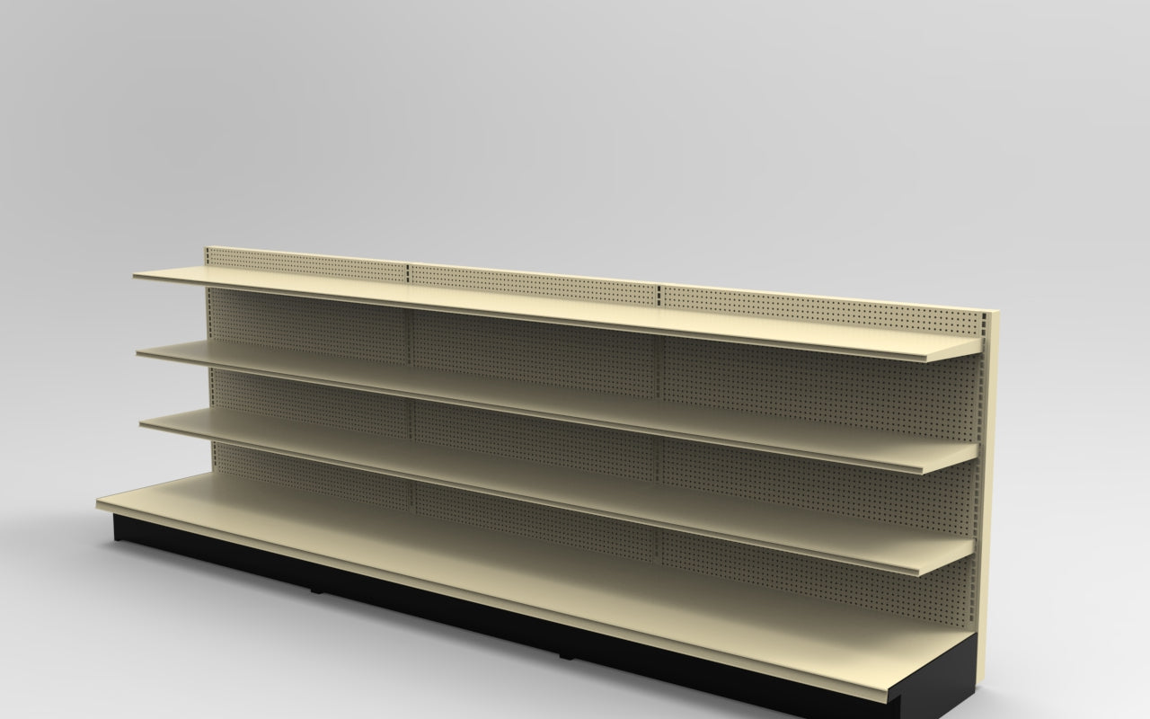 Platinum Lozier Wall - 48" H x 25" D 16" Shelves